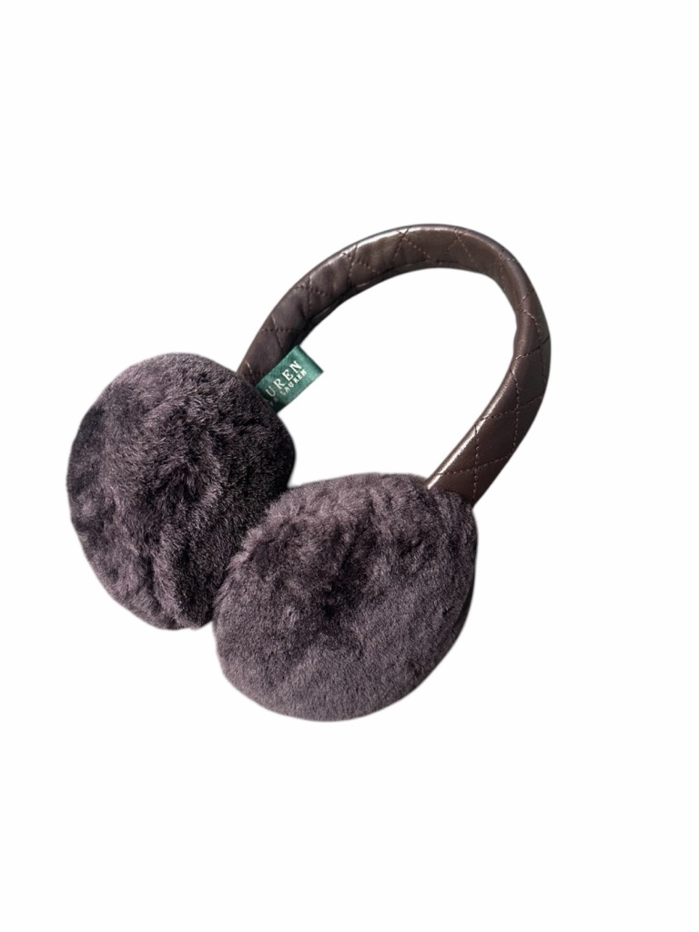 Polo by Ralph Lauren Charcoal Gray Plush Earmuffs